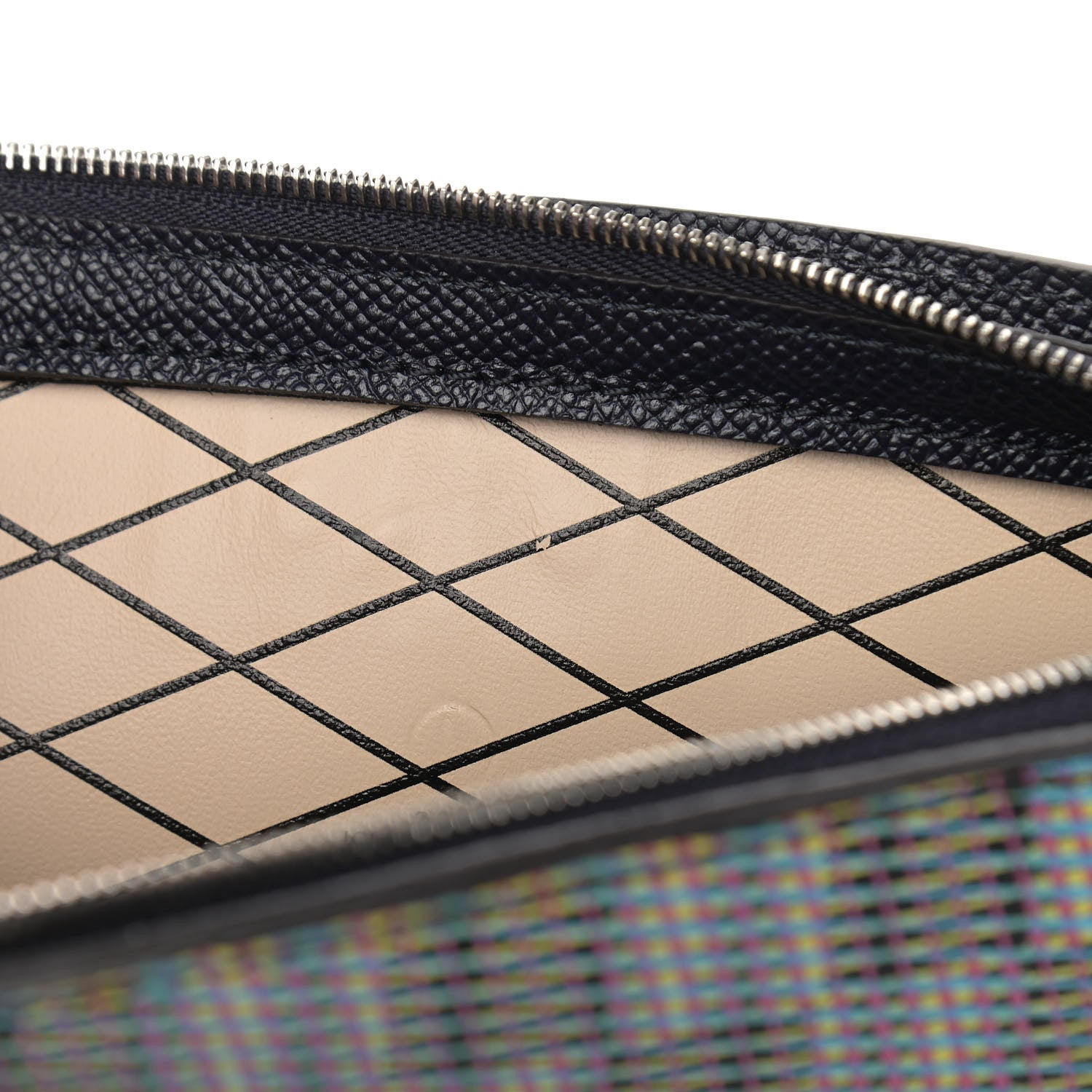 Louis Vuitton Calfskin Monogram LV Pop Trunk Clutch Blue 6 of 8