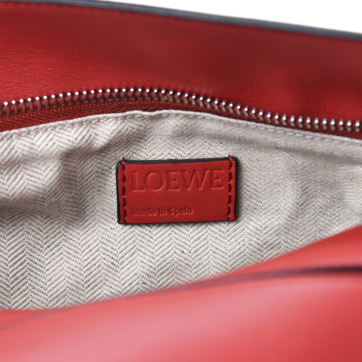 Calfskin Small Puzzle Bag Scarlet