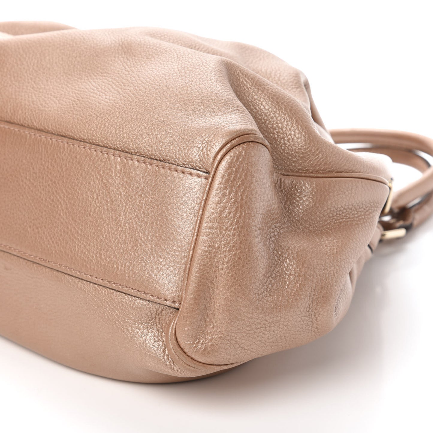 Metallic Calfskin Medium Sukey Tote Pink