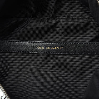 Celine x Christian Marclay Canvas Backpack White Black 5 of 10