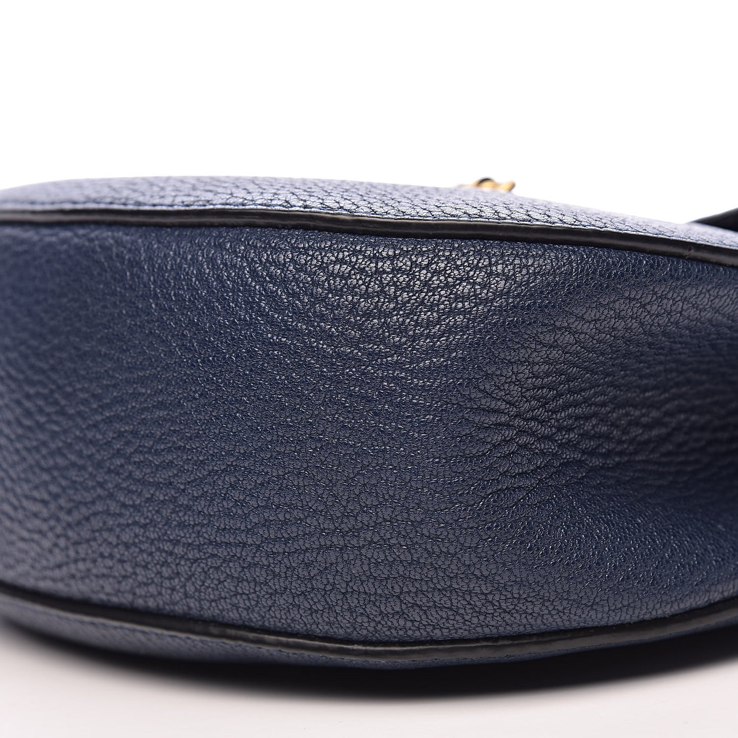 Grained Lambskin Drew Shoulder Bag Royal Navy