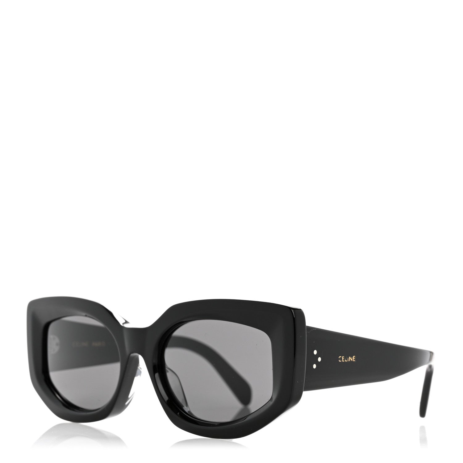 Celine Acetate Bold 3 Dots Sunglasses CL40277F Black 1 of 8