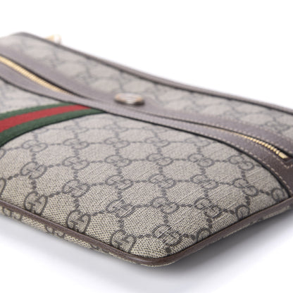 Gucci GG Supreme Monogram Large Ophidia Pouch Clutch Brown 7 of 10