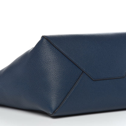 Celine Soft Grained Calfskin Small Belt Cabas Abyss Blue 8 of 10