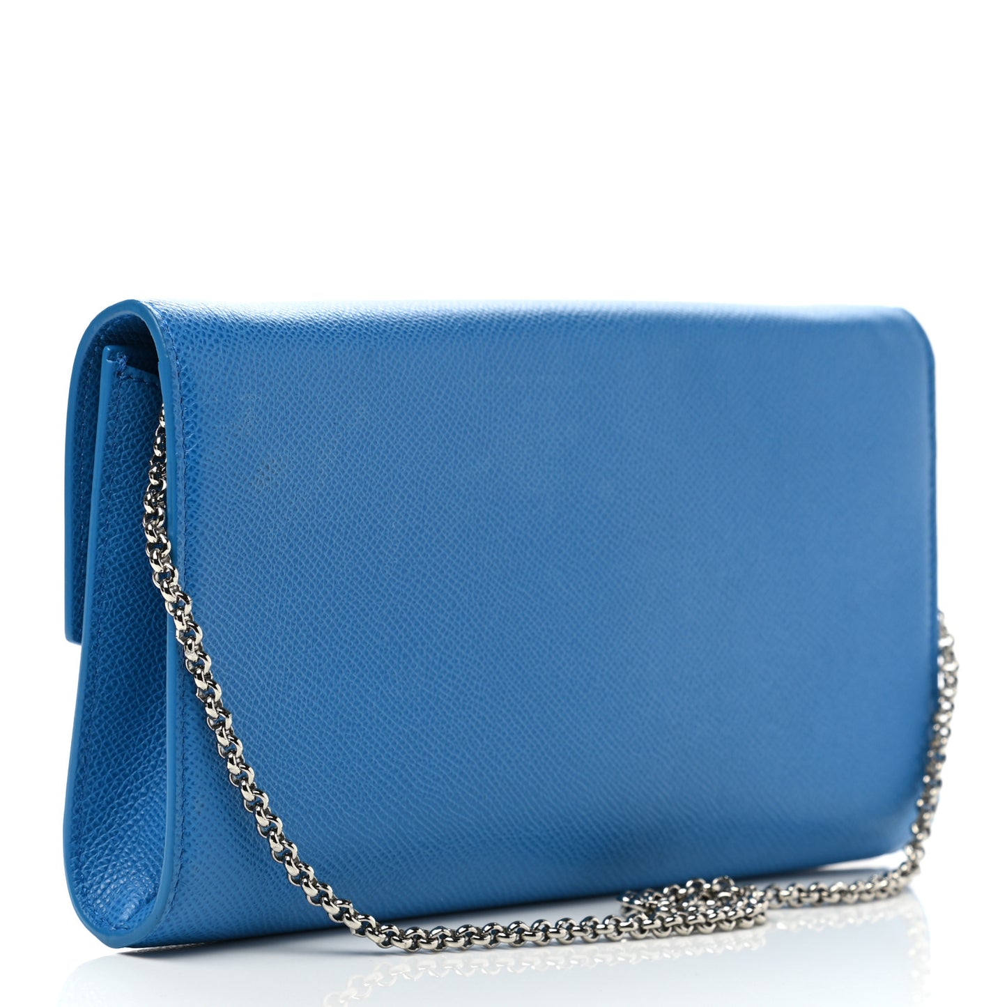 Printed Calfskin Gancini Icona Mini Bag Blue