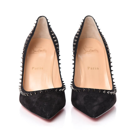 Christian Louboutin Veau Velours Anjalina 85 Pumps 37 Black 2 of 9