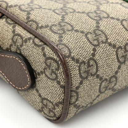 Gucci GG Supreme Monogram Web Mini Ophidia Shoulder Bag Brown 15 of 17