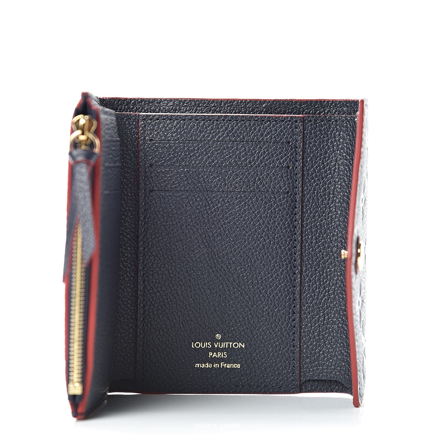 Louis Vuitton Empreinte Victorine Wallet Marine Rouge 5 of 6