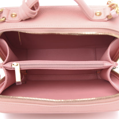 Chanel Caviar Quilted Medium CC Filigree Vanity Case Pink 6 of 13
