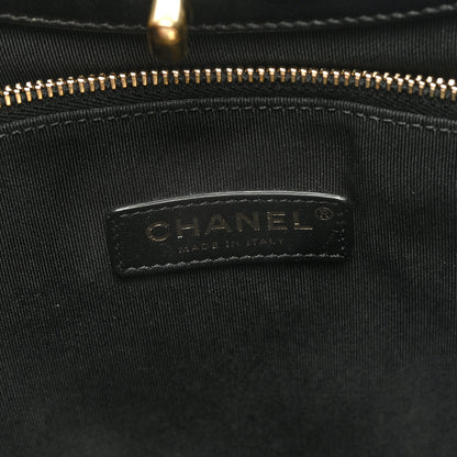 Chanel Lambskin Quilted Large 31 Shopping Bag Black 6 of 9
