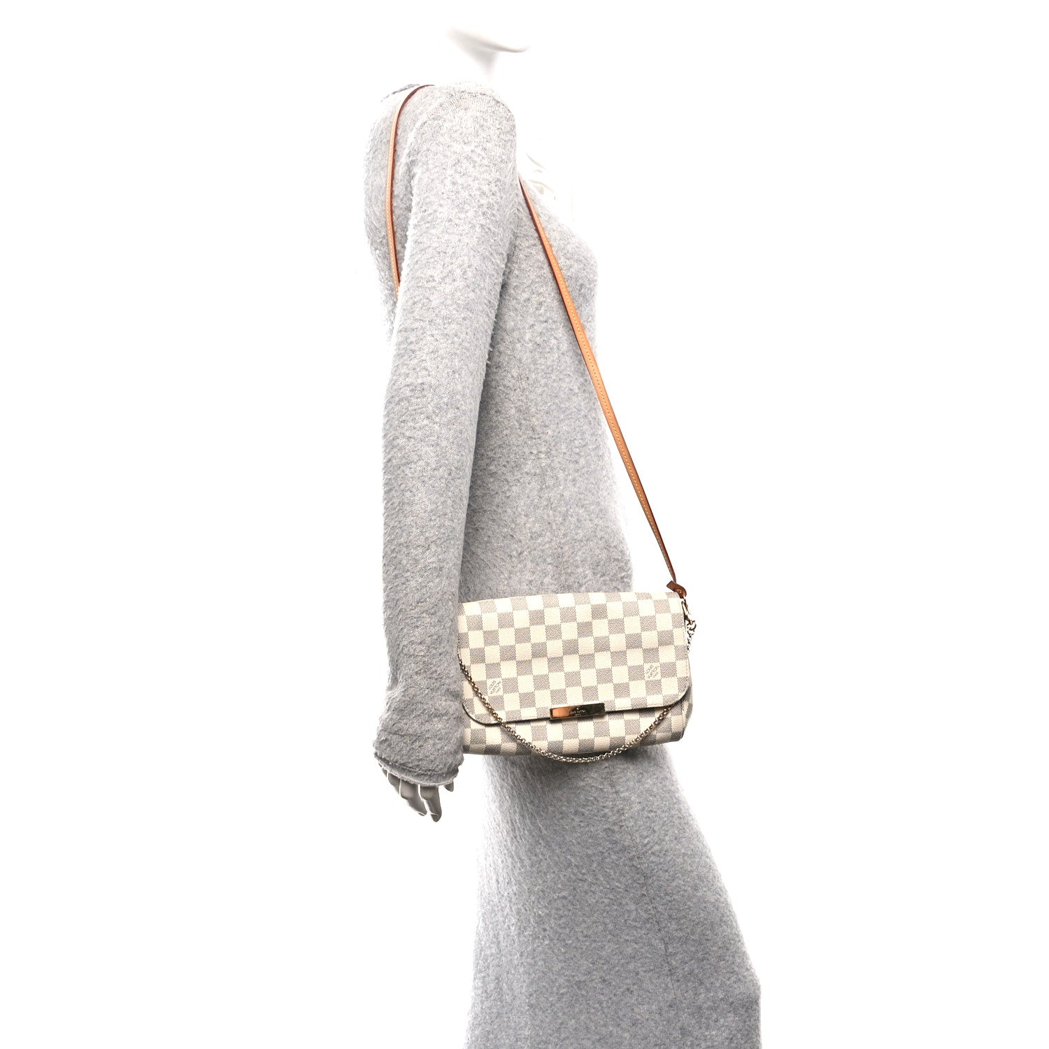 Louis Vuitton Damier Azur Favorite MM 2 of 11