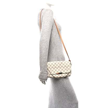 Louis Vuitton Damier Azur Favorite MM 2 of 11