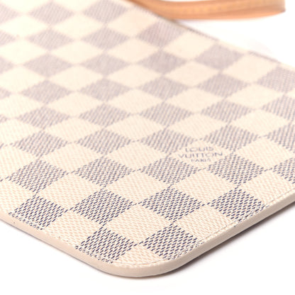 Louis Vuitton Damier Azur Neverfull MM GM Pochette 7 of 10