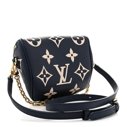 Louis Vuitton Empreinte Monogram Giant Mini By The Pool Bumbag Blue Beige 3 of 10