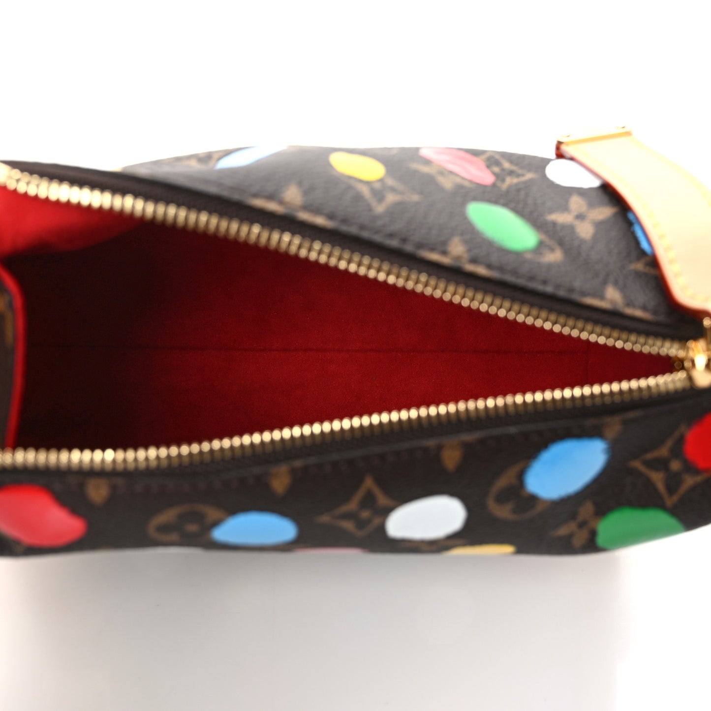 LV X YK Monogram Dots Side Trunk Multicolor