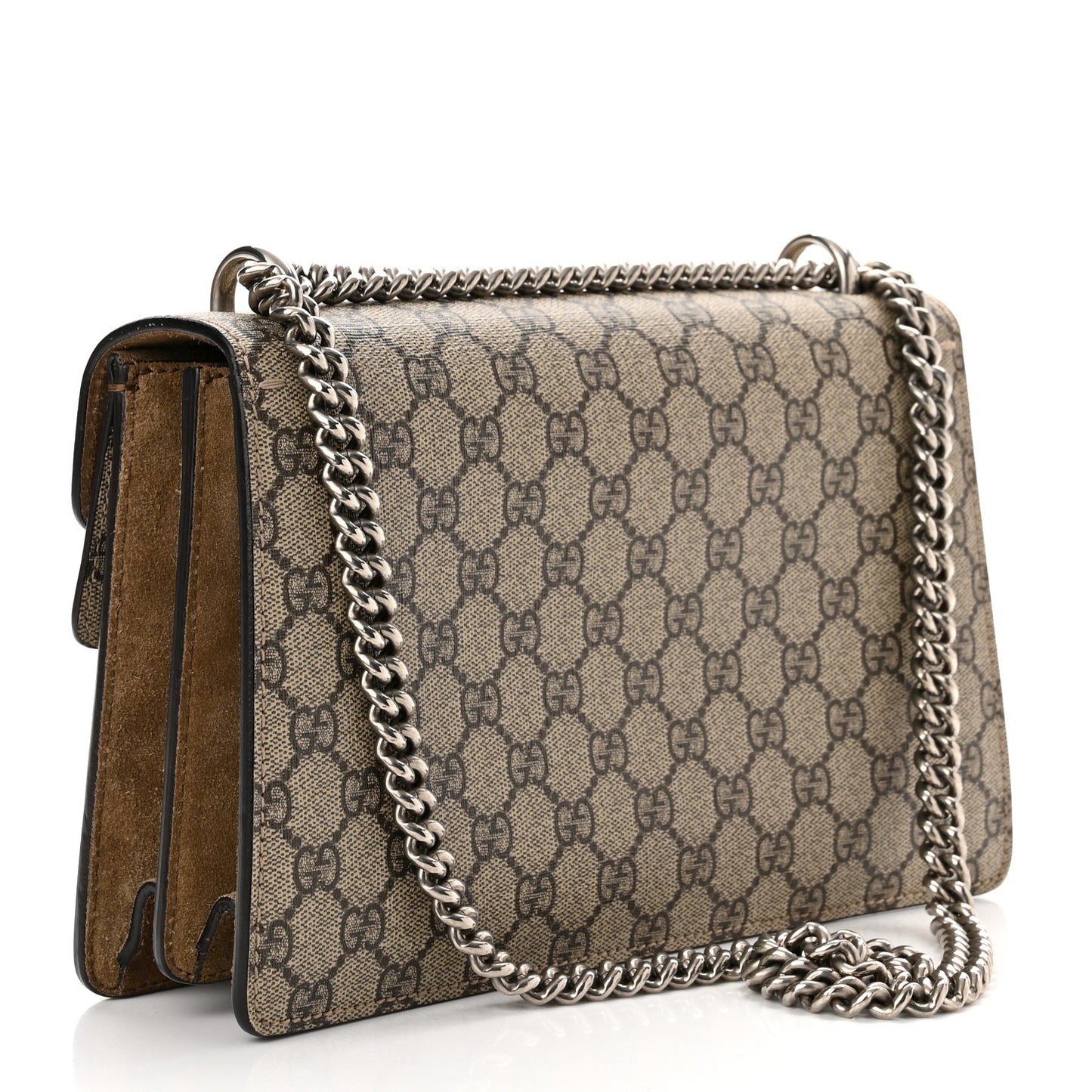 GG Supreme Monogram Small Dionysus Shoulder Bag Taupe