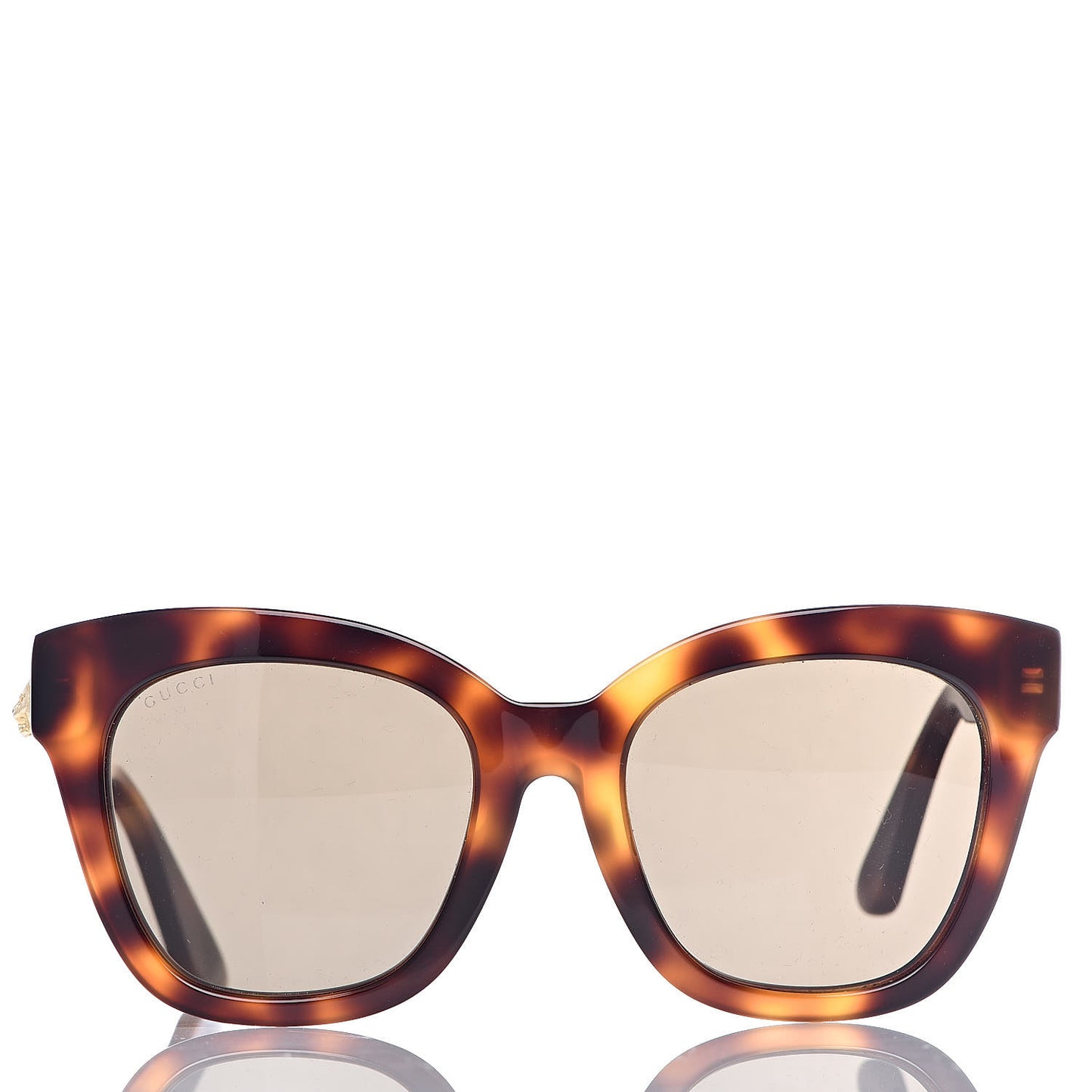 Acetate Square Frame Sunglasses GG0029SA Tortoise