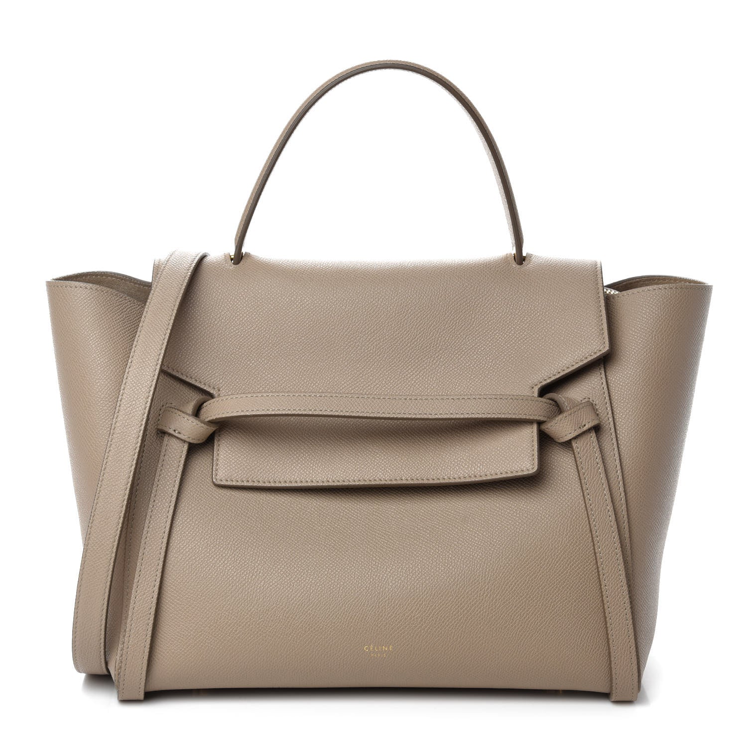 Celine Grained Calfskin Mini Belt Bag Light Taupe 1 of 10