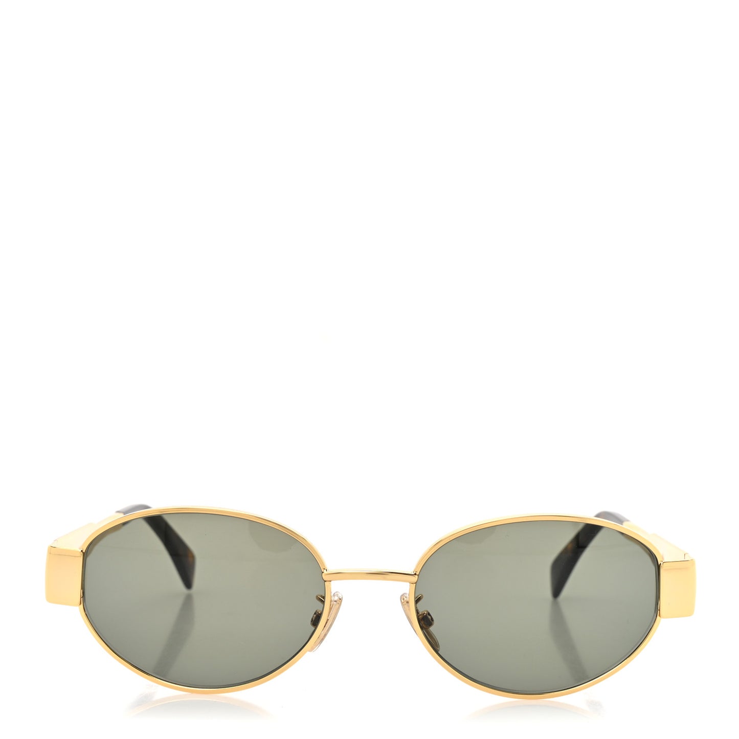 Metal Triomphe 01 Sunglasses CL40235U Gold Green