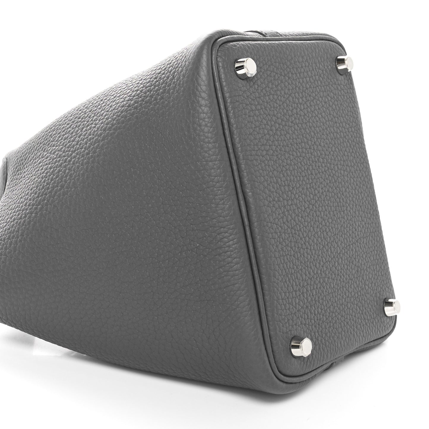 Taurillon Clemence Picotin Lock 18 PM Gris Meyer