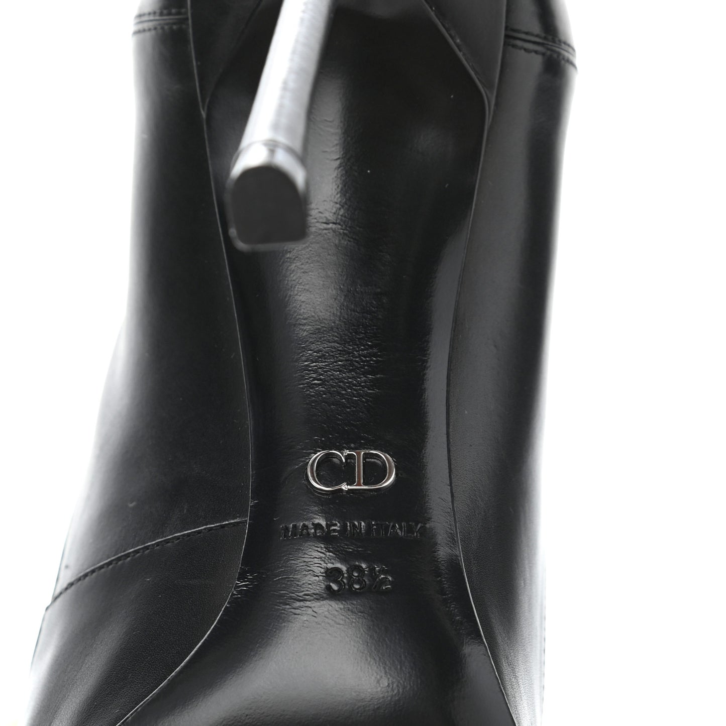 Calfskin Boots 38.5 Black