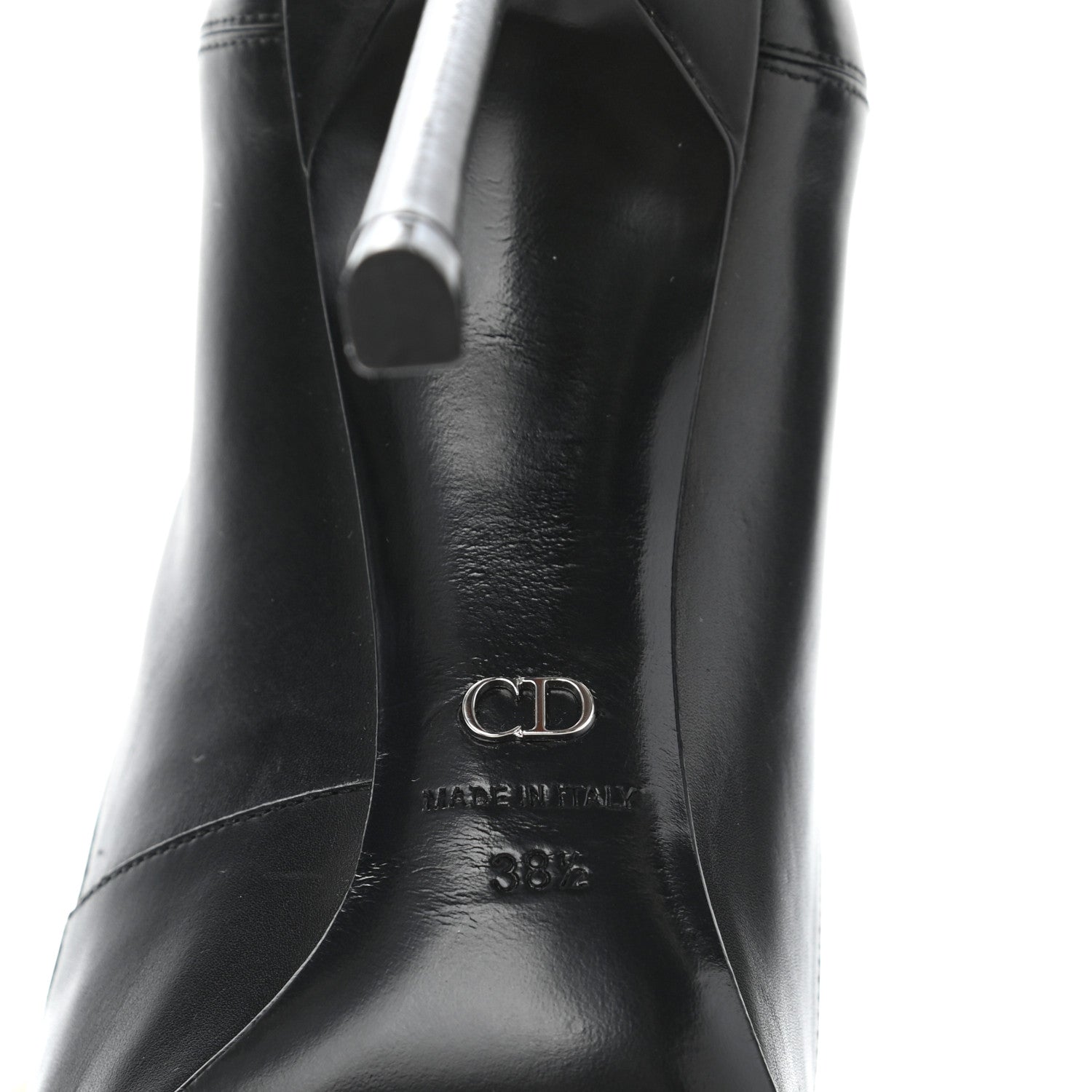 Christian Dior Calfskin Boots 38.5 Black 7 of 11