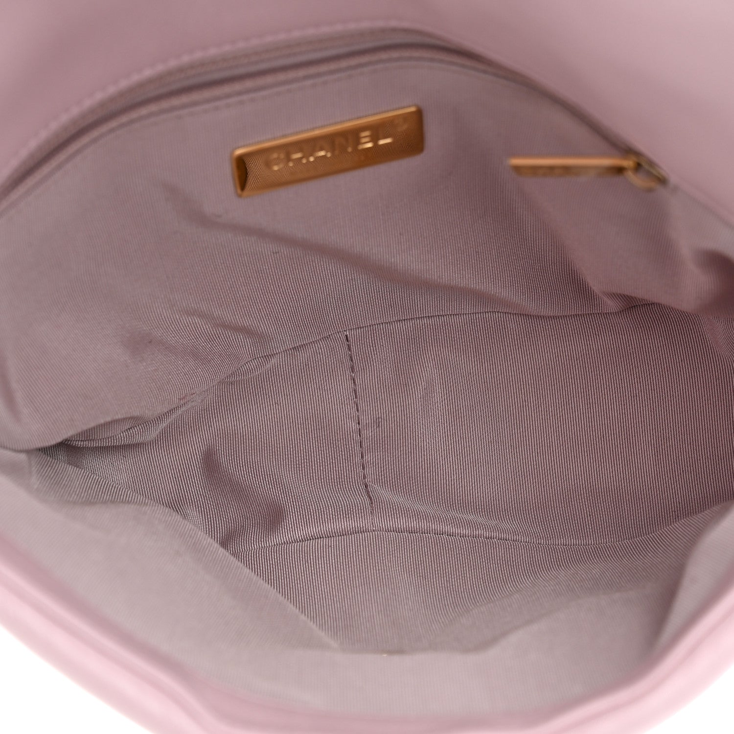 Chanel Lambskin Quilted Medium Chanel 19 Flap Light Pink 4 of 10