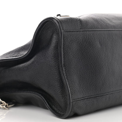 Balenciaga Chevre Silver Metallic Edge Hardware City Black 9 of 10