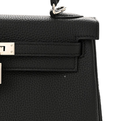 Hermes Togo Kelly Retourne 25 Black 11 of 12