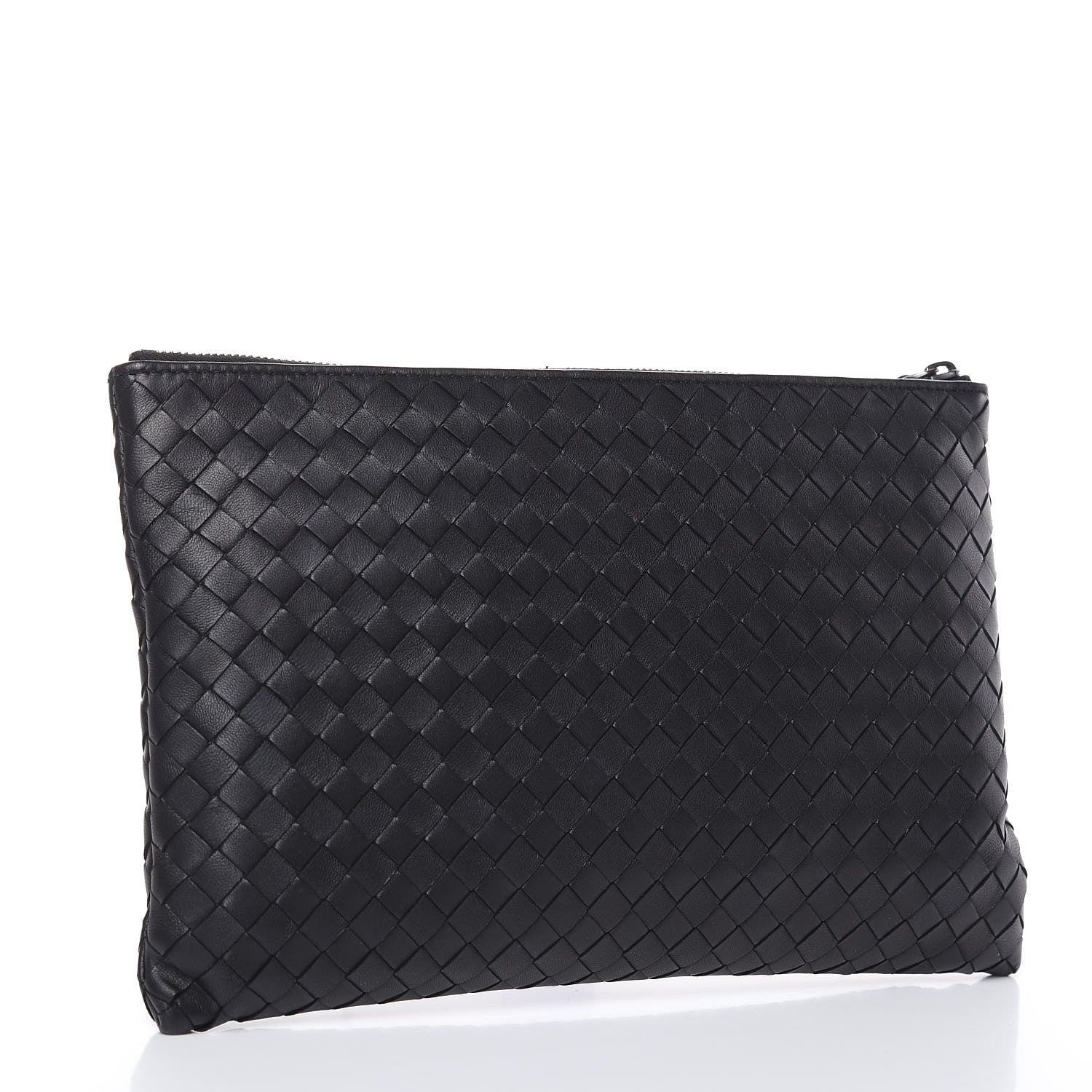 Bottega Veneta Nappa Intrecciato Medium Zip Pouch Black 3 of 7