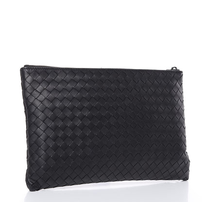 Bottega Veneta Nappa Intrecciato Medium Zip Pouch Black 3 of 7