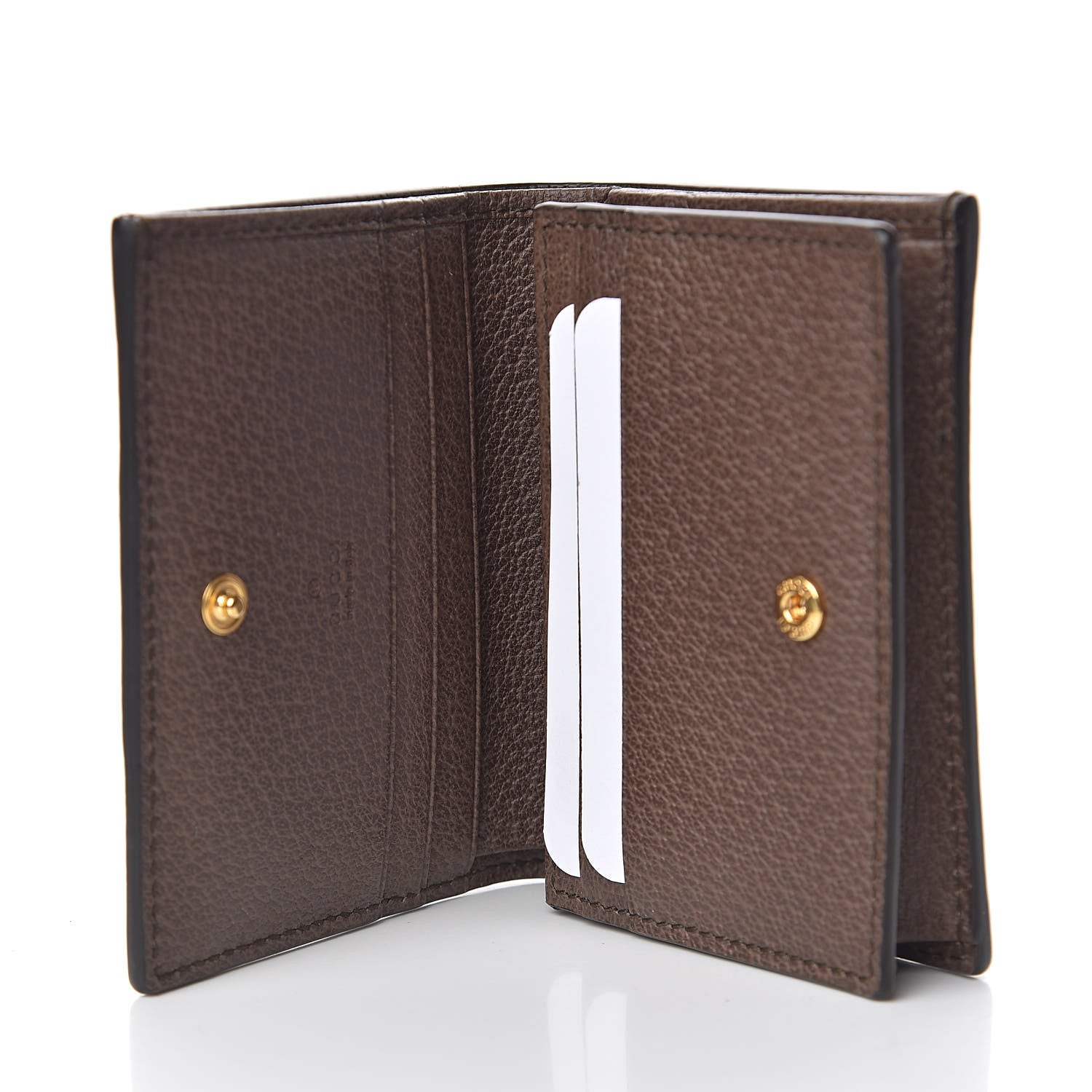 Gucci GG Supreme Monogram Web Ophidia Card Case Beige New Acero 5 of 8