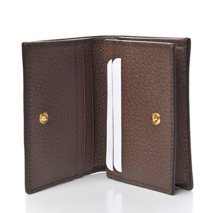 Gucci GG Supreme Monogram Web Ophidia Card Case Beige New Acero 5 of 8