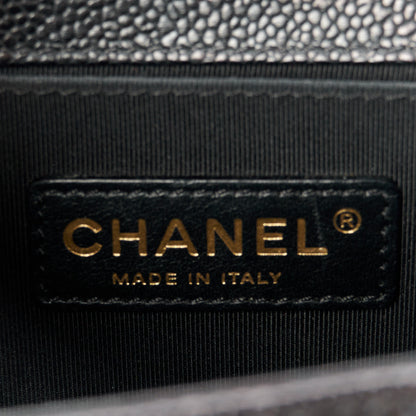 Chanel Caviar Quilted Small Boy Flap Black 6 of 11