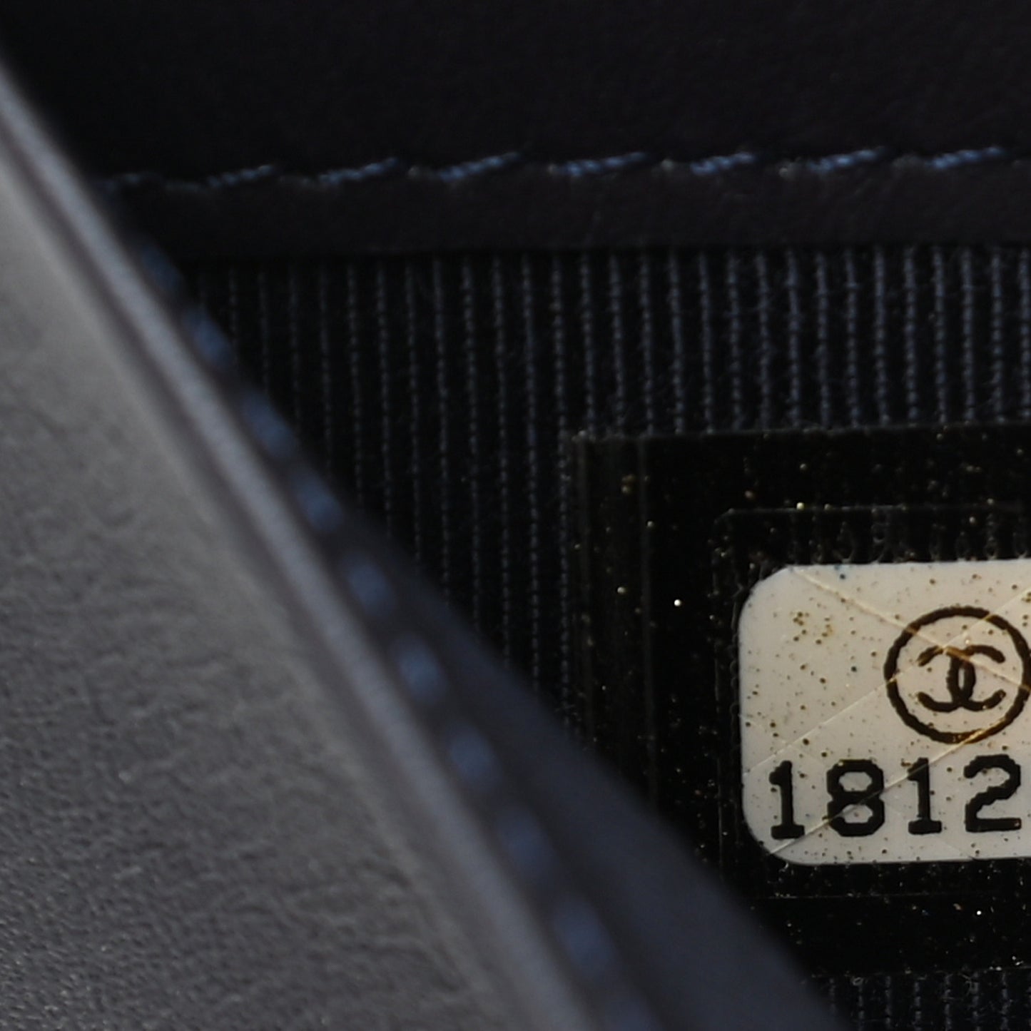 Caviar Quilted Large Flap Wallet Black