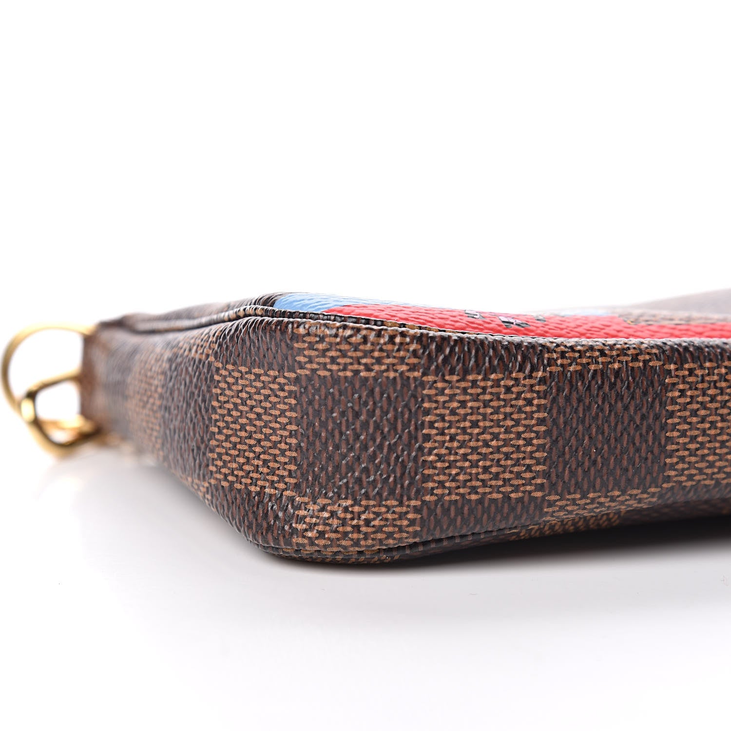 Louis Vuitton Damier Ebene 2016 Christmas Animation Mini Pochette Accessories 5 of 9