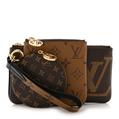 Louis Vuitton Reverse Monogram Giant Trio Pouch 1 of 9