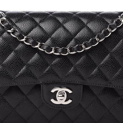 Chanel Caviar Quilted Medium Double Flap Black 10 of 10