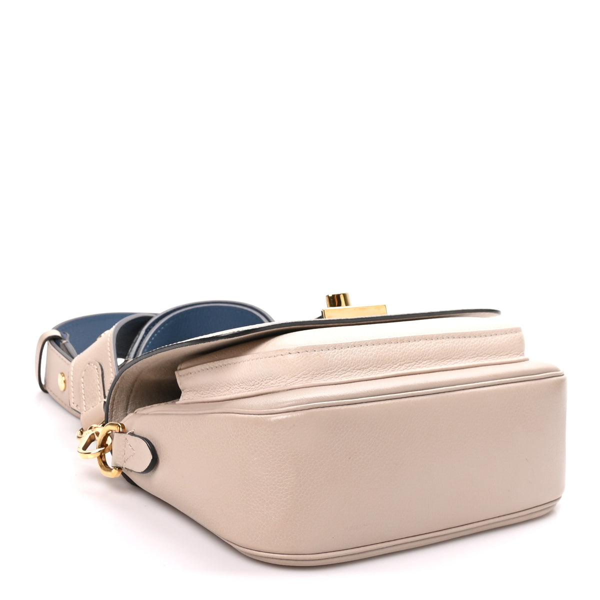 Grained Calfskin Lockme Tender Greige