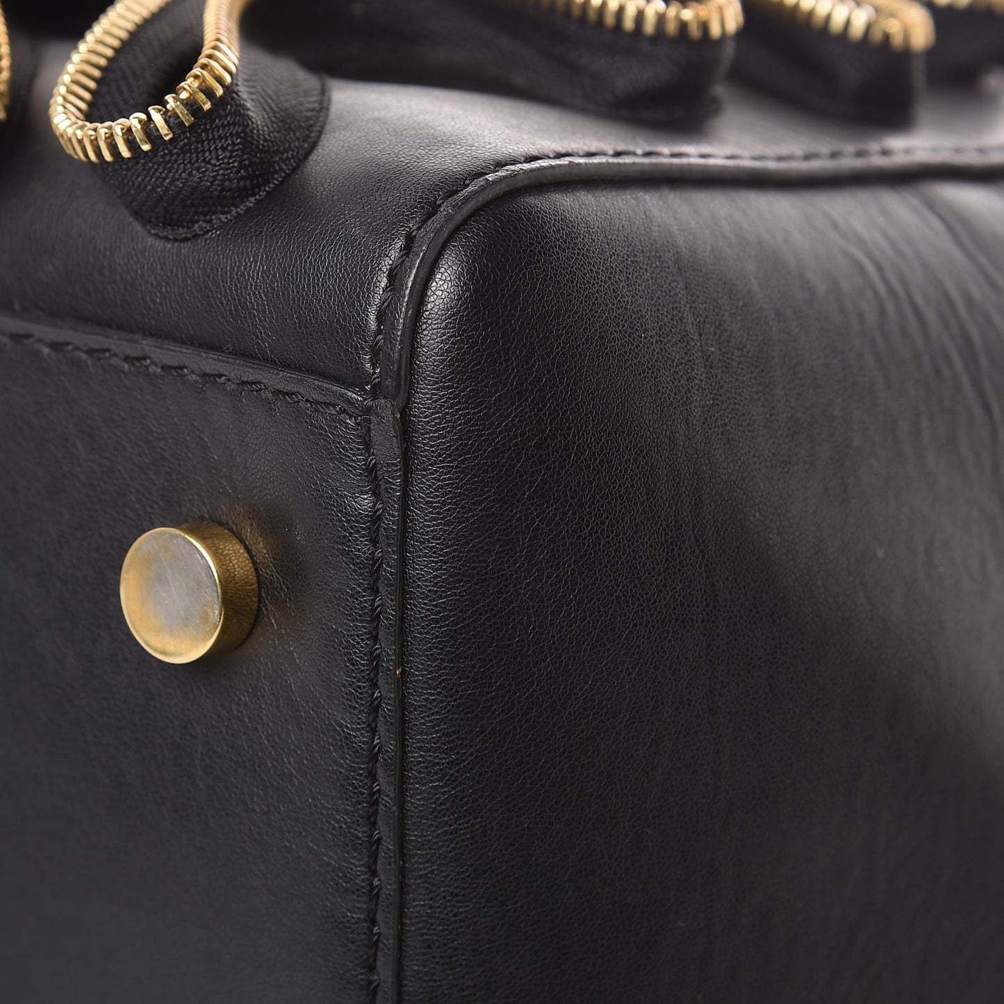 Eco Alter Nappa Cavendish Zipper Tote Black