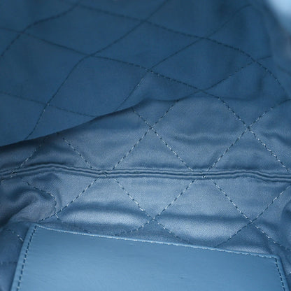 Chanel Shiny Calfskin Quilted Mini Chanel 22 Light Blue 5 of 9