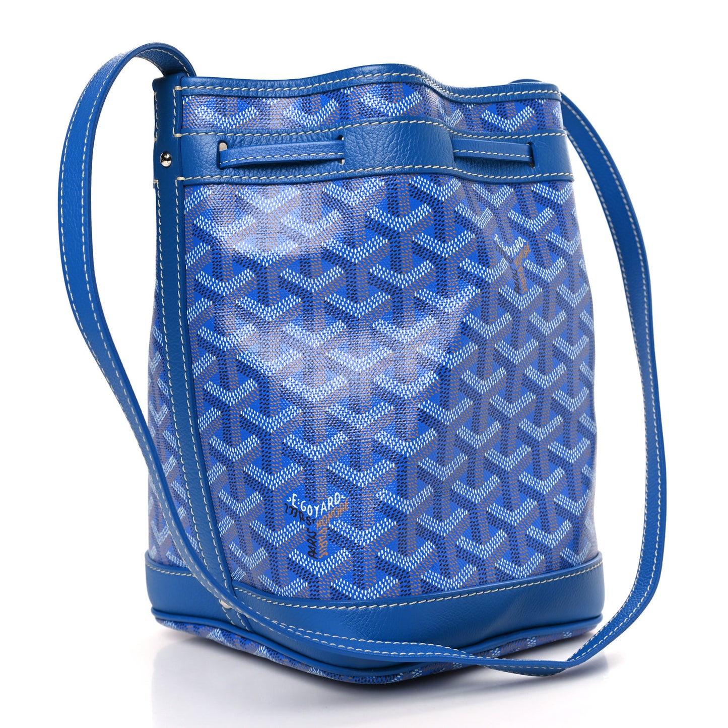 Goyardine Petit Flot Bucket Bag PM Sky Morning