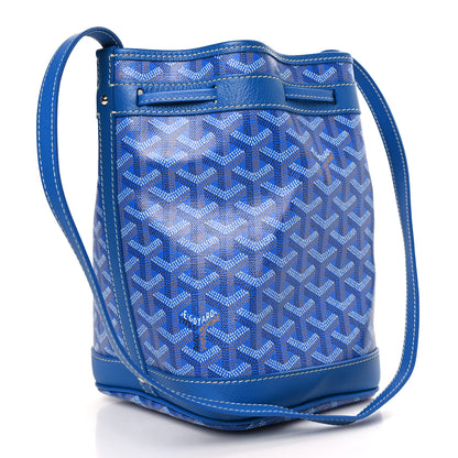 Goyard Goyardine Petit Flot Bucket Bag PM Sky Morning 3 of 7