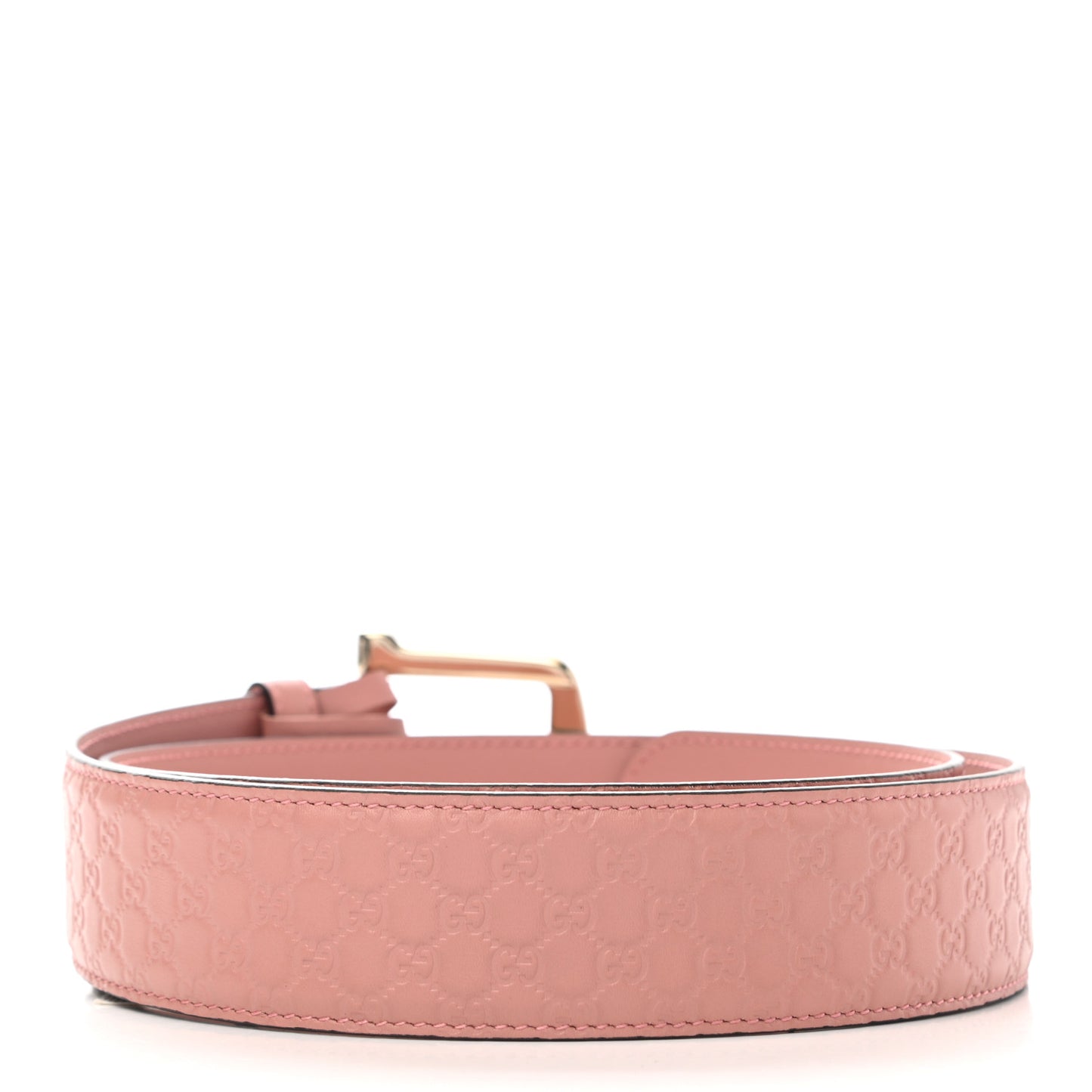 Soft Microguccissima Margaux Calfskin Belt 90 36 Soft Pink