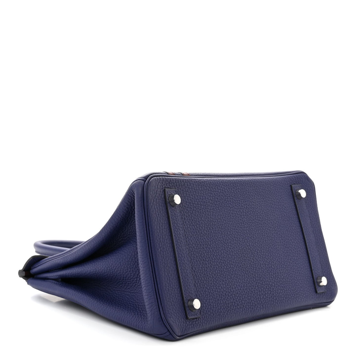 Togo Swift Officier Birkin 30 Bleu Encre Rouge H