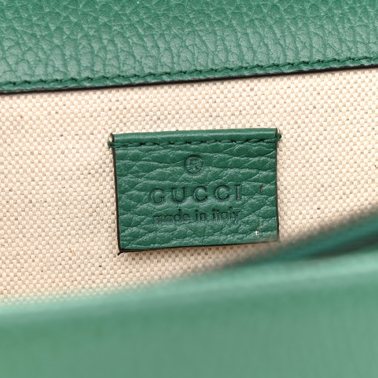 Gucci Pebbled Calfskin Small Dionysus Shoulder Bag Emerald 6 of 9