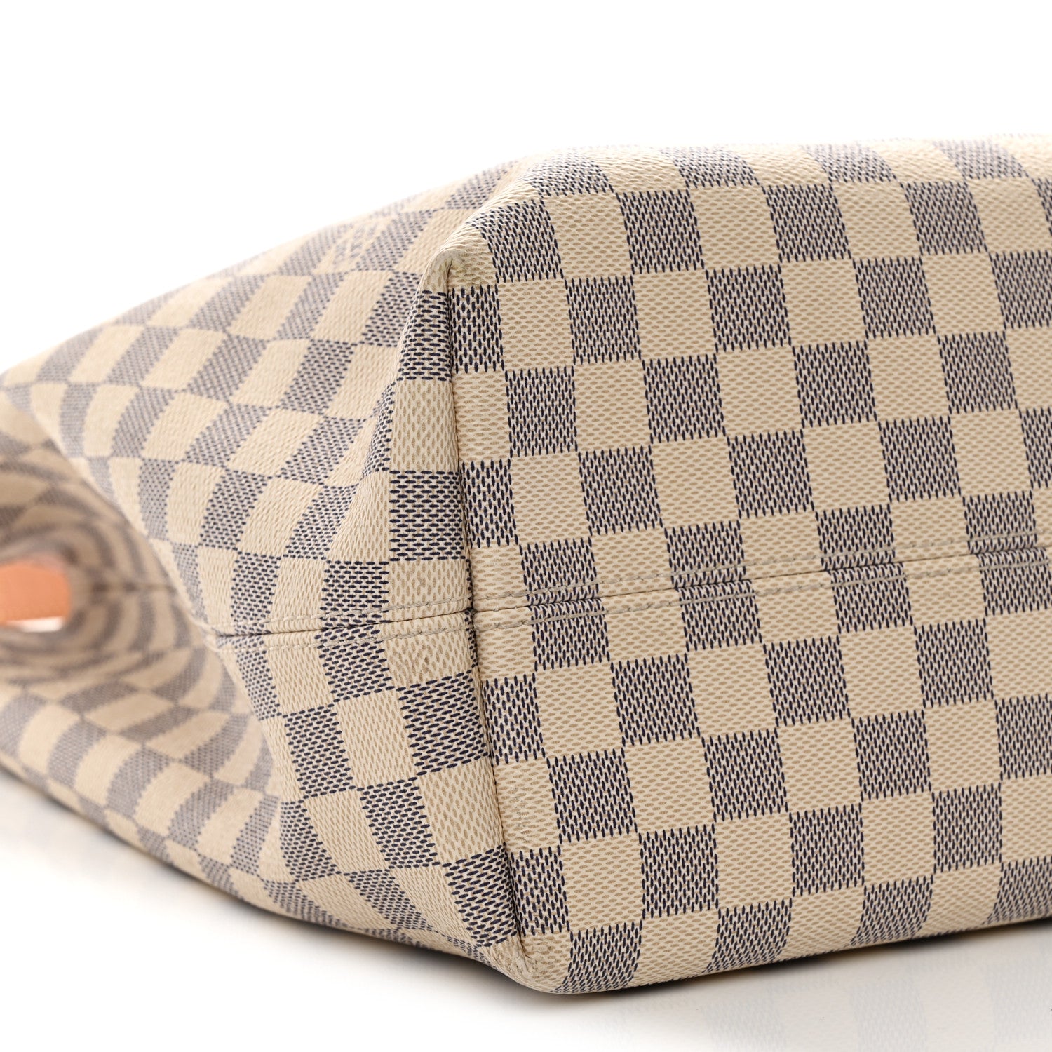 Louis Vuitton Damier Azur Graceful MM Rose Ballerine 8 of 10
