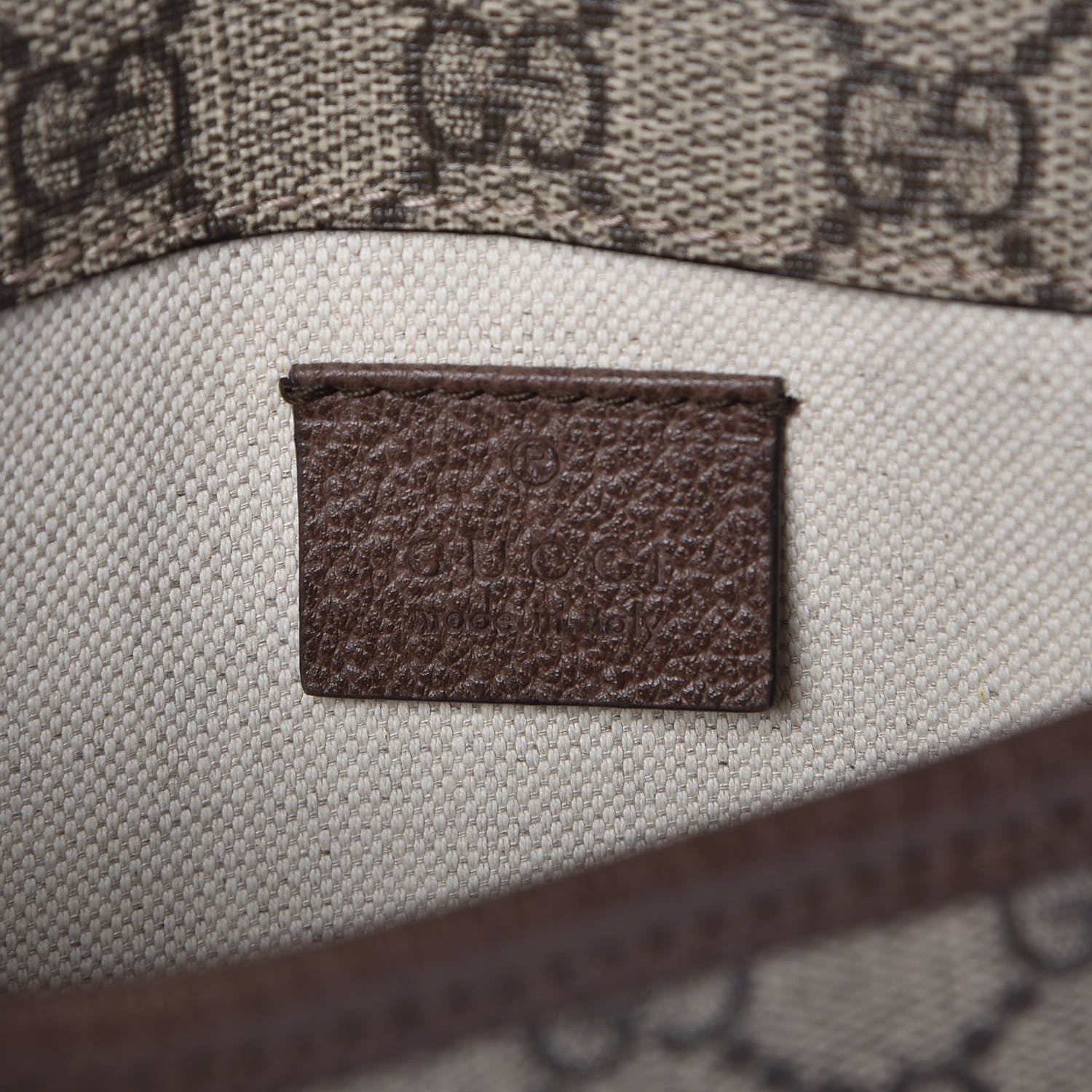 Gucci GG Supreme Monogram Neo Vintage Web Belt Bag Brown 7 of 10