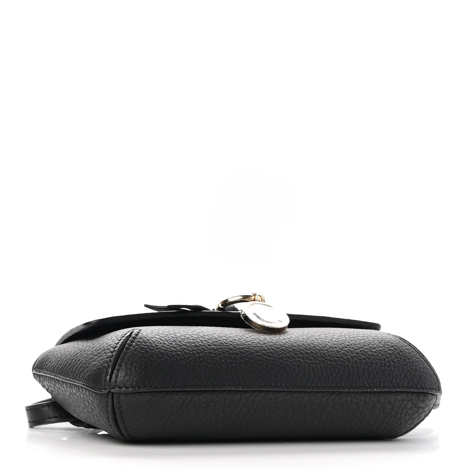 Chloe Grained Calfskin Alphabet Crossbody Pouch Black 4 of 8
