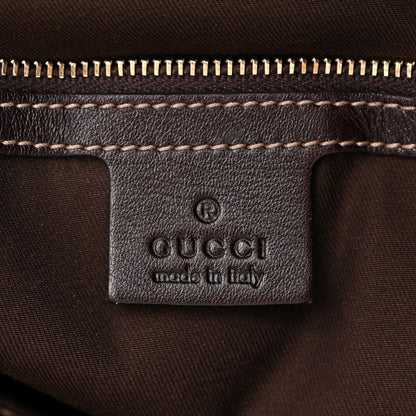 Gucci Calfskin Medium Britt Tote Dark Brown 6 of 10